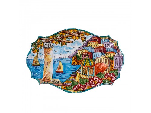 Rectangular Plate Positano '800