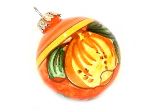 Pallina di Natale Limone arancione e giallo