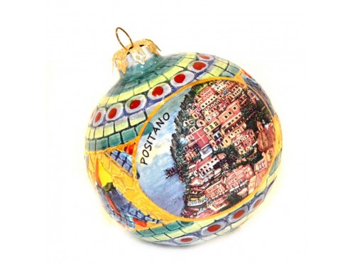 Pallina di Natale Bizantino Positano verde