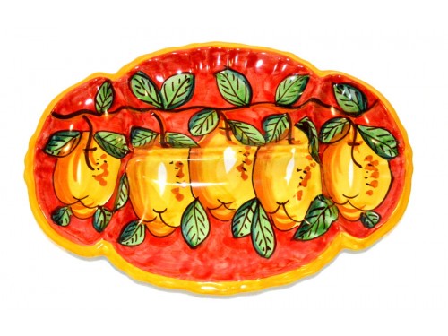 Appetizer 4 spaces Lemon Red