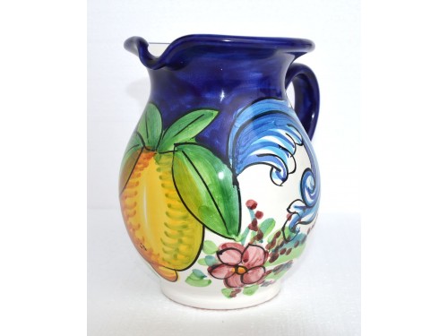 Pitcher Barocco blue