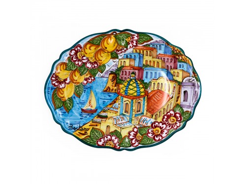 Oval Plate Positano