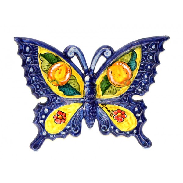 Butterfly Lemon Flower Blue to hang (from 3,55 to 8,25 inches)