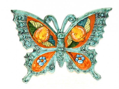 Butterfly Lemon Flower Aquamarine to hang (from 3,55 to 8,25 inches)