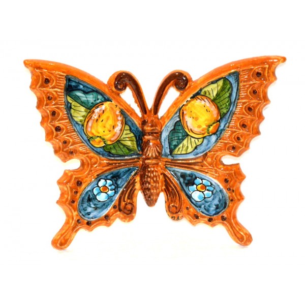 Farfalla Limoni Fiori arancione
