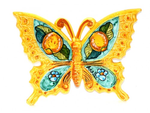 Butterfly Lemon Flower Yellow to hang (from 3,55 to 8,25 inches)