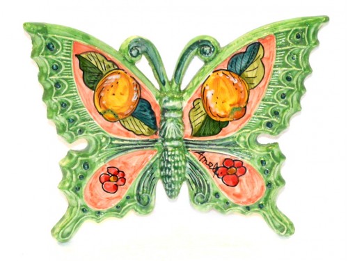 Farfalla Limoni Fiori verde