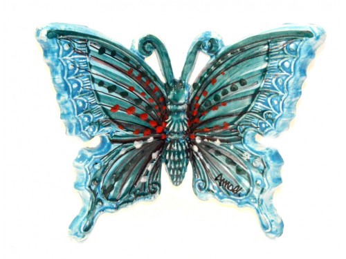 Butterfly Light Blue to hang (from 3,55 to 8,25 inches)