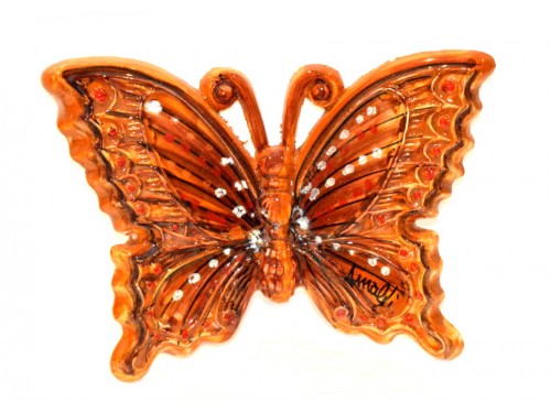 Butterfly orange to hang (from 3,55 to 8,25 inches)