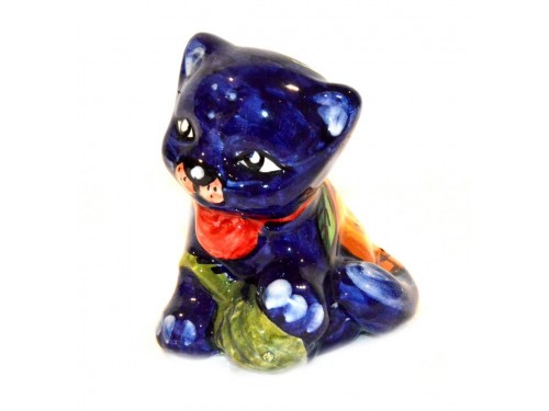 Gatto Limoni blu 9 cm