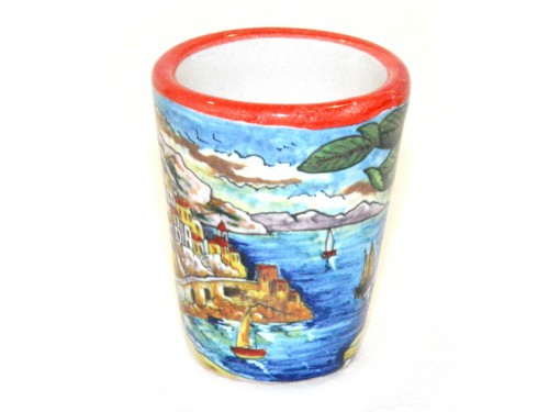 Shot Glass Amalfi red