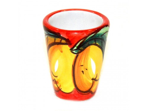 Shot Glass Lemon red