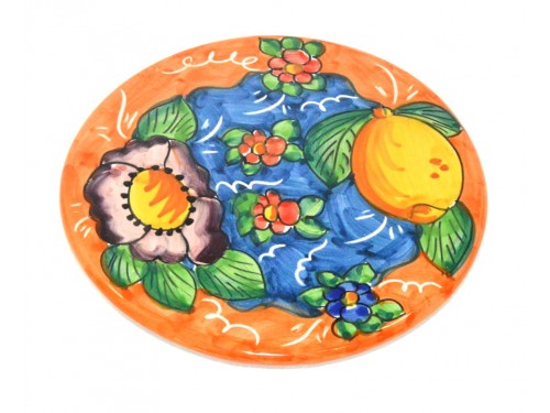 Trivet Lemon Flower orange (7,05 inches)