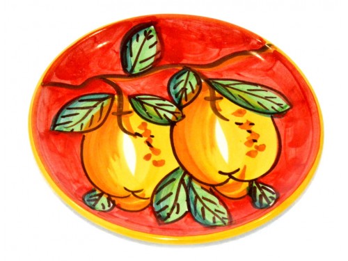 Bread & Butter Plate Lemon red (6,30 inches)