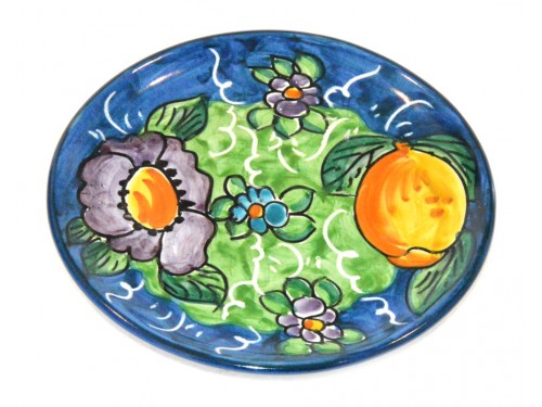 Bread & Butter Plate Lemon Flower Blue (6,30 inches)