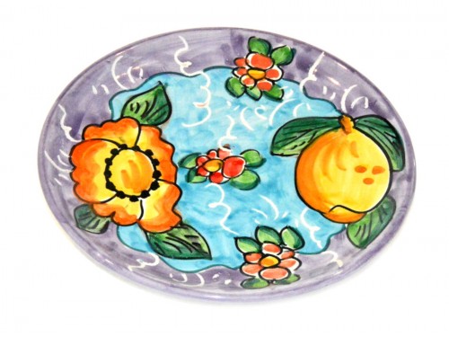 Bread & Butter Plate Lemon Flower purple (6,30 inches)