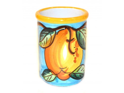 Toothbrush Holder Lemon light blue