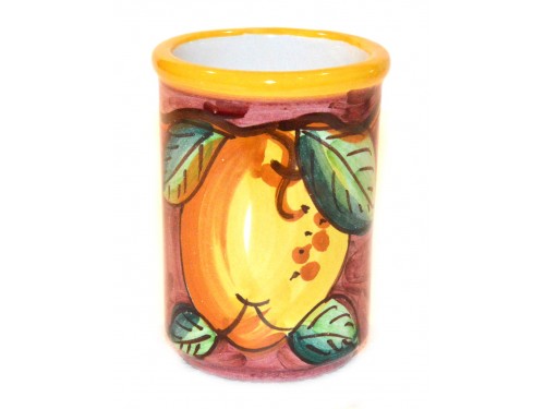 Toothbrush Holder Lemon Purple