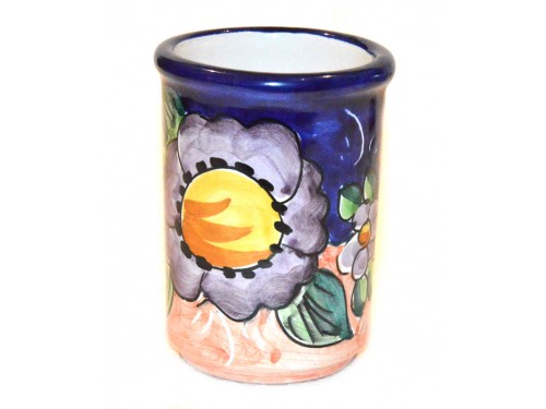 Toothbrush Holder Flower Lemon blue