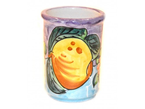 Toothbrush Holder Flower Lemon purple