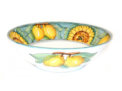 Serving Bowl Sunflower Lemon Green (3 sizes)