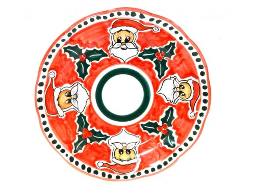 Christmas Plate Santa Claus (Dinner Plate)