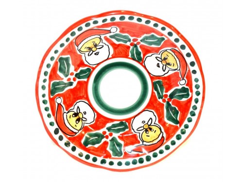 Christmas Plate Santa Claus (Salad Plate)