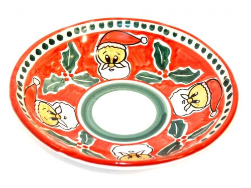 Christmas Soup Bowl Santa Claus