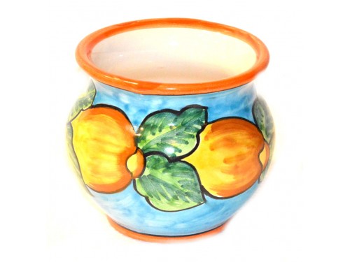 Porta fiori Limoni Celeste 12 cm