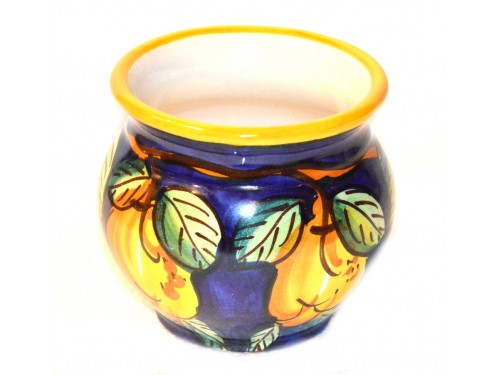 Tiny Plant Pot Lemon Blue diameter 4,70 inch