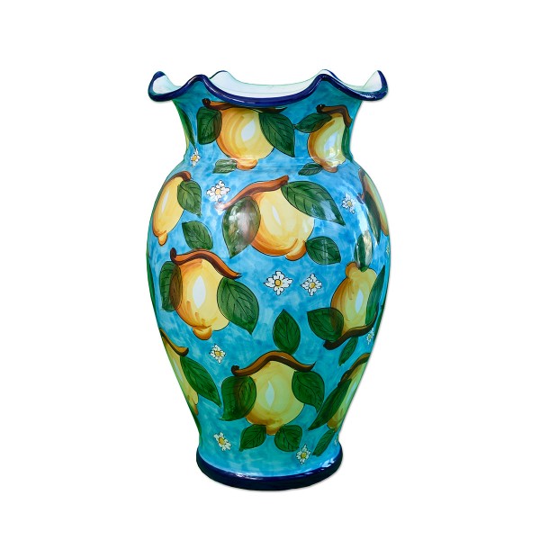 Vase Limoni Flowers Light Blue Vases Umbrella Stand