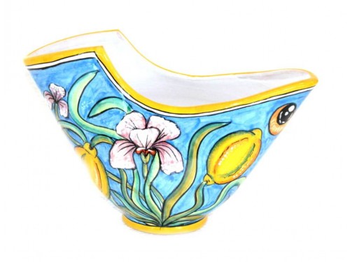 Vaso - portautensili limoni e iris