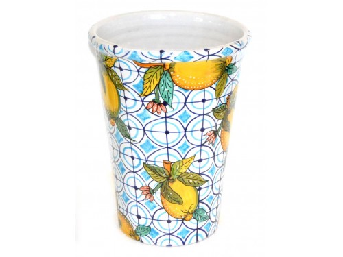 Vaso - Porta ghiaccio Limoni Celeste