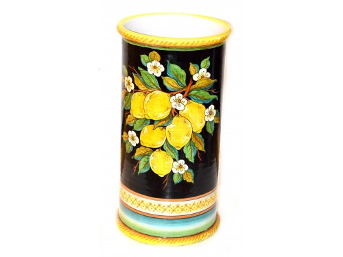 Umbrella Stand Lemon Black