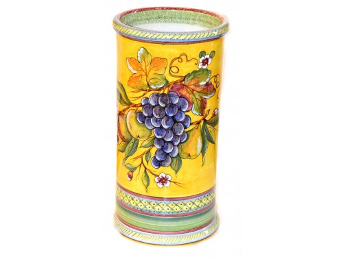 Umbrella Stand Grapes Yellow (last piece)