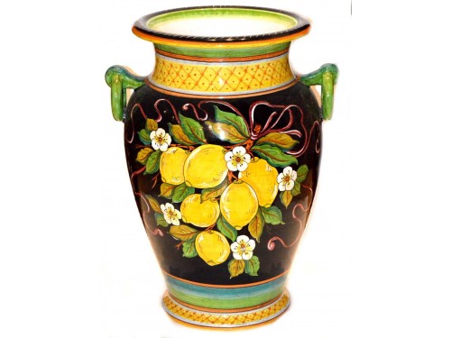 Vase with handle Lemon Black (20 inches)