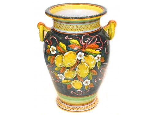 Vase with handle Lemon Green (20 inches) LAST PIECE