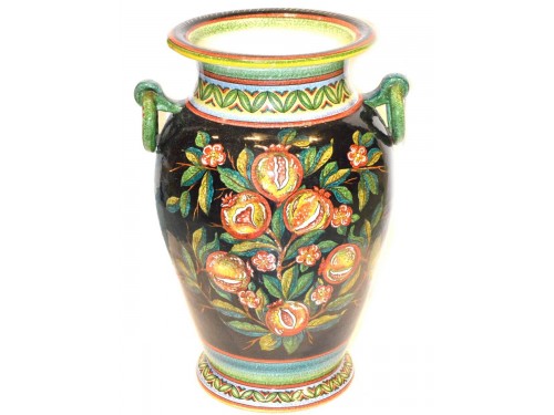 Vase with handle Pomegranates (20 inches) LAST PIECE