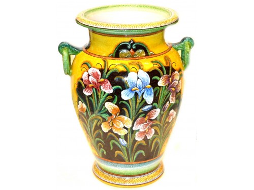 Vase with handle Iris (20 inches) UNIQUE PIECE