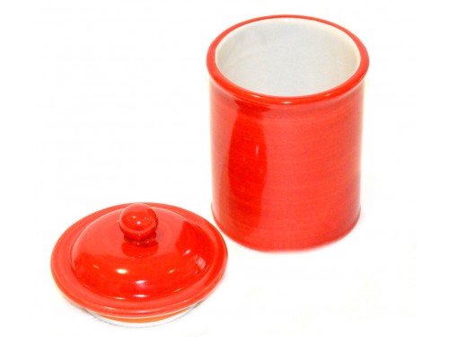 Canister red 5,90 inches