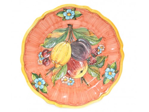 Wall Plate Fruits Pink 12,60 inches