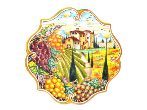 Wall Plate Boccia Grapes 11,80 inches