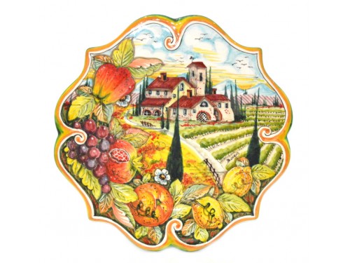 Wall Plate Boccia Mix fruits 11,80 inches