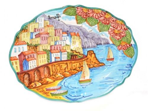 Oval Plate Amalfi 14,95 inches