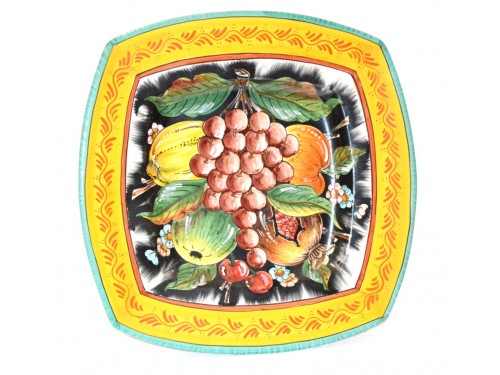 Squared Plate Grapes 13,75 inches