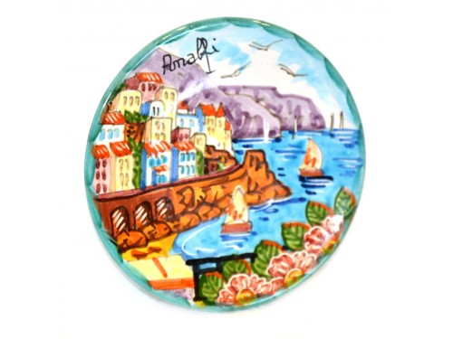 Round Plate Amalfi 4,70 inches