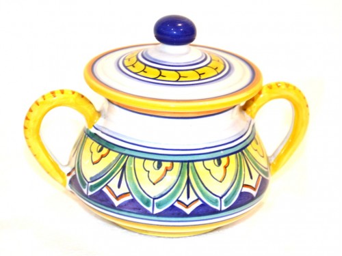 sugar bowl geometric (1 of a kind) 4,70 inches