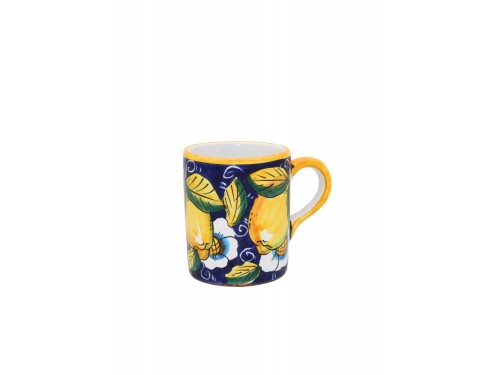 Blu Mug Lemon with Curl and flower