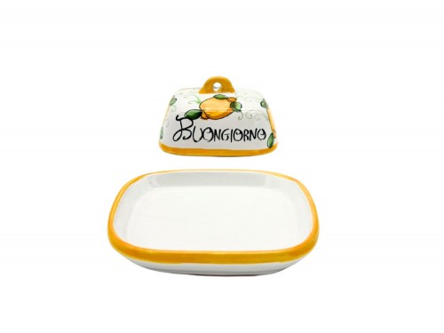 Butter Dish Lemons "buongiorno"