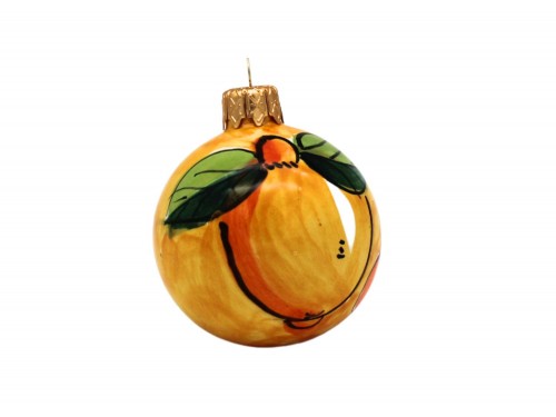 Ornament Lemon and flower in yellow